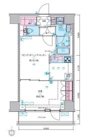 ジェノヴィア本所吾妻橋スカイガーデン 2階 間取り図