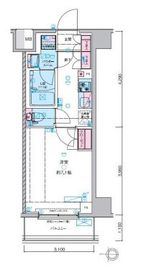 ジェノヴィア本所吾妻橋スカイガーデン 1階 間取り図