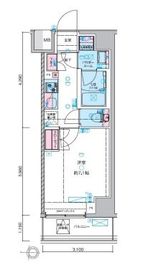 ジェノヴィア本所吾妻橋スカイガーデン 6階 間取り図