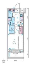 ジェノヴィア本所吾妻橋スカイガーデン 1階 間取り図