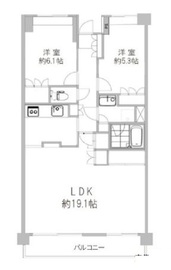 イーストパークス大島サザンスクエア 7階 間取り図