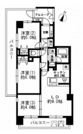 レジディア根岸 901 間取り図