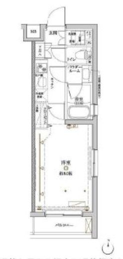 クレイシア目黒都立大学 2階 間取り図