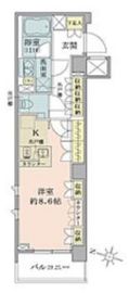 アプリーレ池上 3階 間取り図