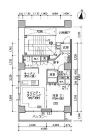 東雲キャナルコートCODAN 18-530 間取り図