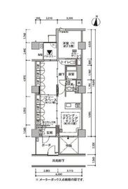 東雲キャナルコートCODAN 21-804 間取り図