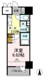 ホウエイコート秋葉原 402 間取り図