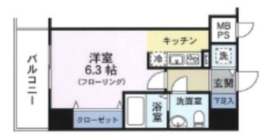 ステージファースト南麻布 12階 間取り図
