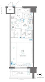 ZOOM錦糸町North 4階 間取り図