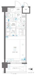 ZOOM錦糸町North 4階 間取り図