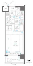 ZOOM錦糸町North 4階 間取り図