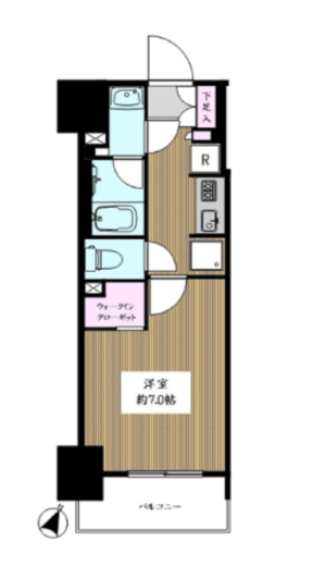 シティハウス東麻布 4階 間取り図