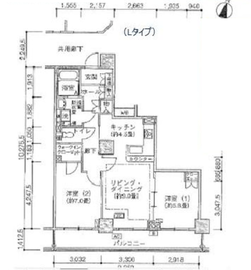 ジェイタワー西大井 6階 間取り図
