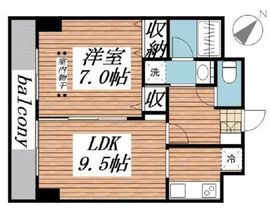 サンアーバン目黒 202 間取り図