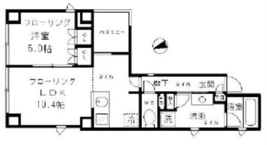 KINOKUNIYA Sugar Residence 701 間取り図