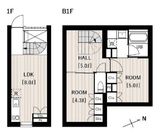 エスセナーリオ市ヶ谷 103 間取り図