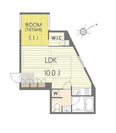 エスセナーリオ市ヶ谷 203 間取り図