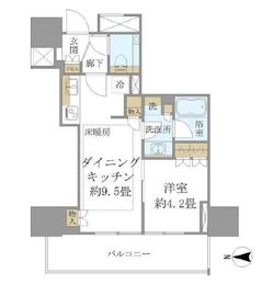 ブリリア上野ガーデン 11階 間取り図