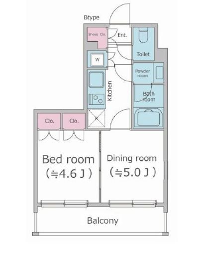 パークフラッツ渋谷代官山 603 間取り図