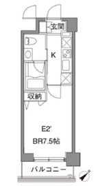 カスタリア中目黒 320 間取り図