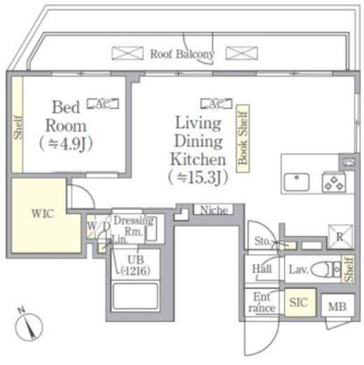 OZIO西荻窪2 501 間取り図