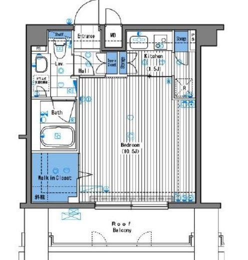 グランド・ガーラ三田 7階 間取り図