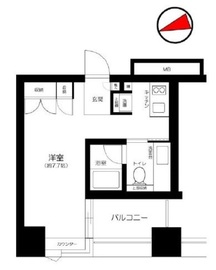 ザ・タワー芝浦 4階 間取り図