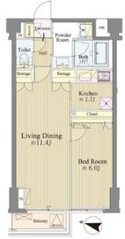 神楽坂南町ハウス 301 間取り図