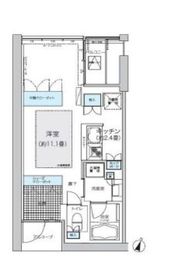 ガーデニエール砧ウエスト 534 間取り図