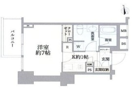 アトラス西早稲田 6階 間取り図