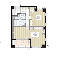 ランテンヌ四谷 104 間取り図