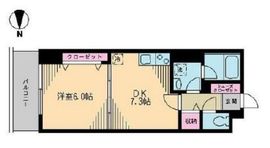 クレドラテース白河 405 間取り図