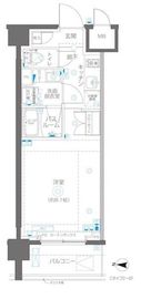 ZOOM錦糸町North 5階 間取り図