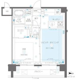 ZOOM錦糸町North 5階 間取り図