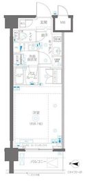 ZOOM錦糸町North 6階 間取り図