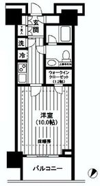 ザ・クレストタワー 3階 間取り図