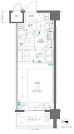 ZOOM錦糸町North 3階 間取り図