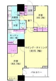 ザ・東京タワーズ シータワー 37階 間取り図