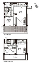 グロブナープレイス神園町 1F4 間取り図