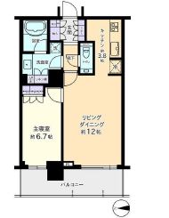 ブリリアタワー大崎 4階 間取り図