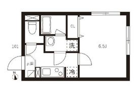 ハーモニーフラッツ神楽坂 101 間取り図