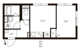 ハーモニーフラッツ神楽坂 301 間取り図