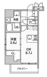 シーフォルム大井町2 7階 間取り図