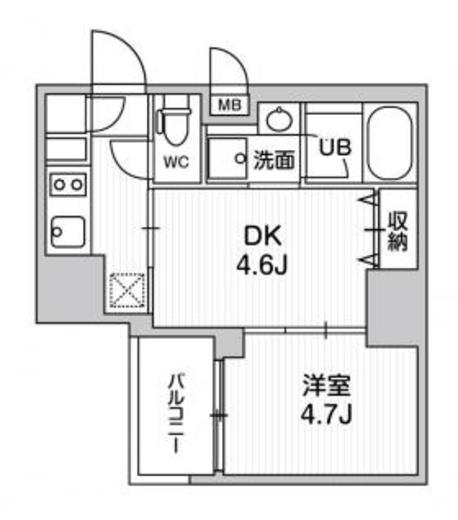 シーフォルム大井町2 12階 間取り図