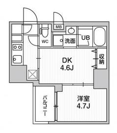 シーフォルム大井町2 12階 間取り図