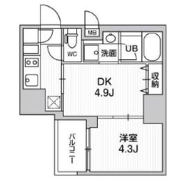 シーフォルム大井町2 9階 間取り図