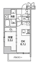 シーフォルム大井町2 13階 間取り図