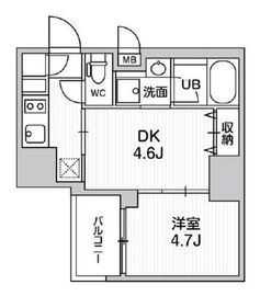 シーフォルム大井町2 12階 間取り図