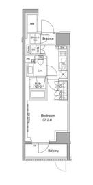 ザ・パークハビオ麻布十番 106 間取り図