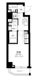 ガリシア大塚 4階 間取り図